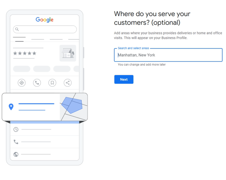 Google Business Profile Service Locations